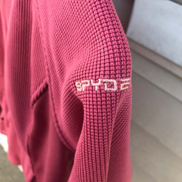 Spyder pink zip up - Picture 3 of 4